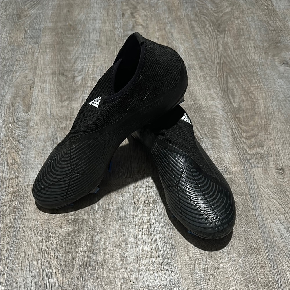 adidas Predator Edge Men's Black Slip-On Soccer Cleats